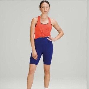 Lululemon Size 12 Swiftly Tank Top Race Length Red Orange
